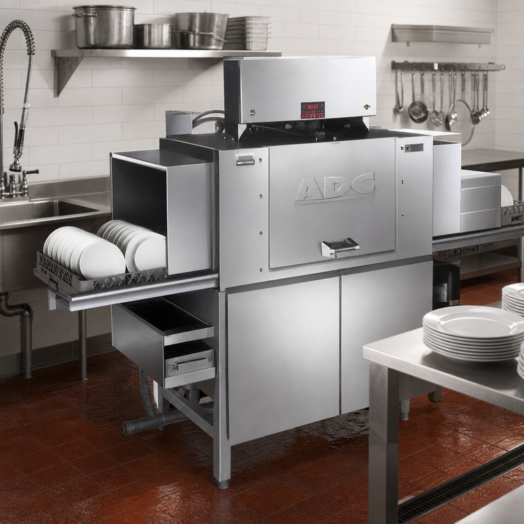 Product image #2 for American Dish Service ADC-44 LOW R-L Low Temperature Right-to-Left Conveyor Dishwasher