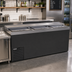 Thumbnail image #2 for Glastender 72-Inch Flat Top Bottle Cooler with 3 Sliding Doors