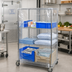 Thumbnail image #2 for 10-Gauge Clear Vinyl Wire Cart Cover with Zipper Flap, 18 x 48 x 63 Inches