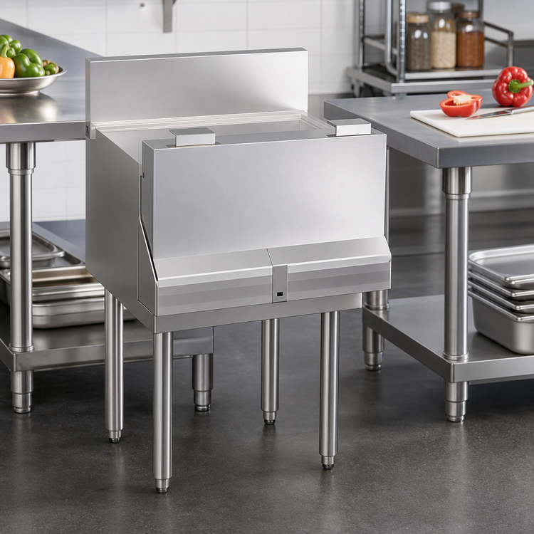 Product image #2 for Krowne Royal Series Single Speed Rail Locking Cover, 22 Inch Wide, Stainless Steel