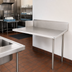 Thumbnail image #2 for John Boos E-Series Right-Side Clean Straight Dish Table, 72
