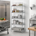 Thumbnail image #2 for EAGLEbrite 5-Tier Stationary Starter Wire Shelving Unit, 24W x 21D x 86H, Zinc Finish