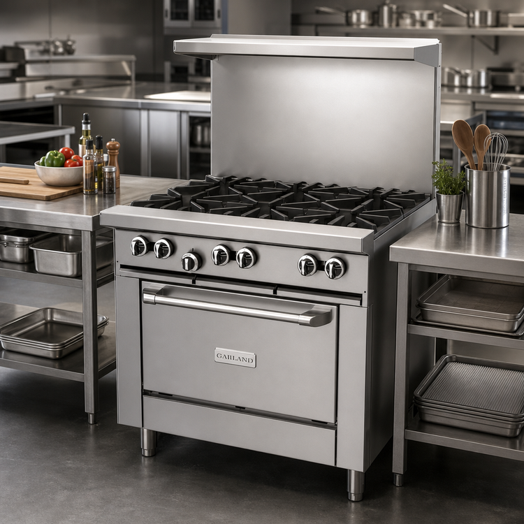 Product image #2 for Garland G Starfire Pro Series 36-Inch Gas Restaurant Range with 6 Open Burners and Standard Oven