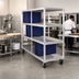 Thumbnail image #2 for New Age 4-Tier Mobile Aluminum Tray Drying Rack, 384-Tray Capacity