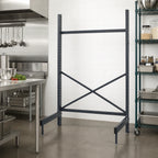 Thumbnail image #2 for Metro SmartLever SM762430-KIT Cantilevered Steel Shelving Starter Unit, Stationary, for 30 x 24 in Shelves, 76-3/8 in High