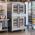 Thumbnail image #3 for KoolMore 38-Inch Double-Deck Standard-Size Liquid Propane Commercial Convection Oven with Dual Glass Doors and Casters