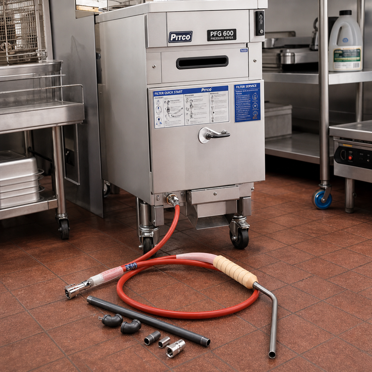 Product image #2 for Complete Filter Rinse Hose and Attachment for PFG-600 Gas Pressure Fryers
