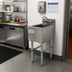 Thumbnail image #2 for Advance Tabco Special Value Series Underbar Hand Sink with Backsplash and Faucet, 15 x 18 x 32-3/4 Inches