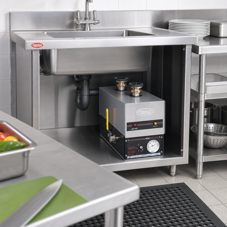 Product image #2 for Hatco 3CS-3B Electric Undersink Sanitizing Sink Heater for 15-Inch Square Sink Areas