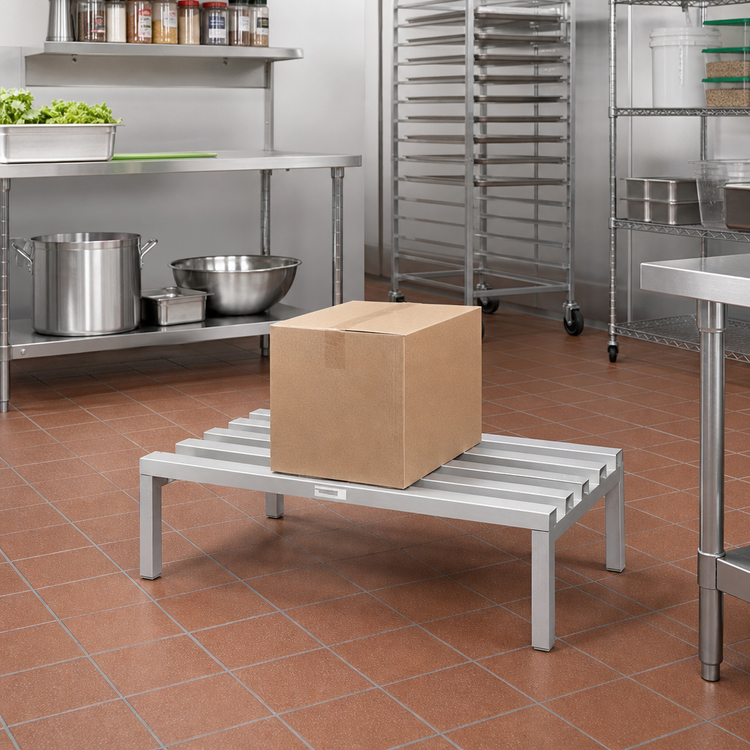Product image #2 for Channel Manufacturing C-Channel Aluminum Dunnage Rack, Standard Series, 48"W x 24"D x 12"H, 2,500 lb. Capacity