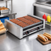 Thumbnail image #2 for Roll-A-Grill Wide Roller Hot Dog Grill, 10 Coated Rollers, 45-Hot-Dog Capacity, 230V