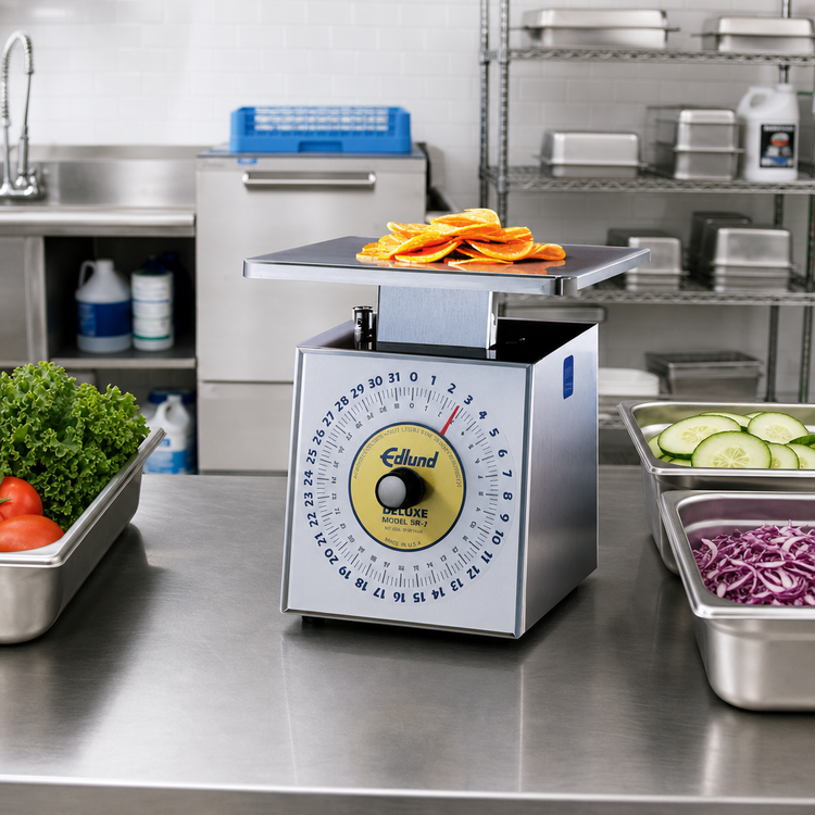 Product image #2 for Edlund Premier Series SR-10 OP Dishwasher Safe Oversized Platform Portion Scale