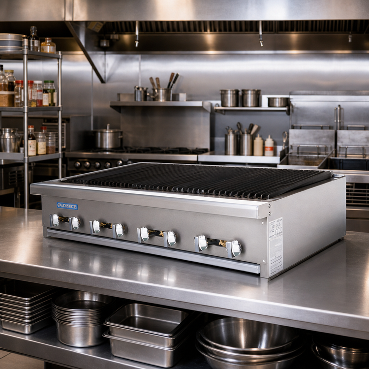 Product image #2 for Turbo Air Radiance TARB-48 48-Inch Countertop Gas Radiant Charbroiler