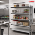 Thumbnail image #2 for Cambro Camshelving Elements XTRA 5-Shelf Stationary Add-On Shelving Unit, 18 x 72 x 84 In., Speckled Gray
