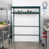 Thumbnail image #2 for Metro Super Erecta Pro 60 Inch Wide x 24 Inch Deep Food Locker Housing Unit with 2 Overhead Shelves