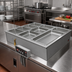 Thumbnail image #2 for Hatco HWBI43-1DA Drop-In Modular/Ganged Insulated Heated Well with Drain and Auto-Fill, Single 4/3-Size Pan Capacity
