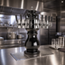 Thumbnail image #2 for Braumeister Single-Column Countertop Glycol-Cooled 8-Faucet Ceramic Draft Beer Tower