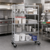 Thumbnail image #2 for Metro Super Erecta Wire Stem Caster Cart, 48 x 18 x 69 Inches, 4 Shelves, Chrome