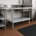 Thumbnail image #2 for Eagle Group Galvanized Dishtable Undershelf, 48-Inch x 24-1/8-Inch