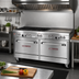 Thumbnail image #2 for Southbend Ultimate 60-Inch Gas Restaurant Range with 5 Burners, 24-Inch Griddle/Broiler and 2 Convection Ovens