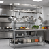 Thumbnail image #2 for Advance Tabco SWT-144 144-Inch Semi-Circular Table-Mounted Stainless Steel Pot Rack with 18 Hooks