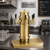 Thumbnail image #2 for Glastender Roman 4-Faucet Draft Dispensing Tower, Polished Brass, Air Cooled