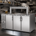 Thumbnail image #2 for Beverage-Air 72-Inch Three-Door Direct Draw Beer Dispenser with 12-Tap Tower and 3 Half-Keg Capacity