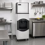 Thumbnail image #2 for Ice-O-Matic ICE Series CD40022 Floor-Model Ice Dispenser, 120 lb Storage, Push Dispense, Ice Only, 22-Inch Wide