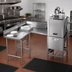 Thumbnail image #2 for Spec-Master Corner Clean Dishtable, 120 x 60 Inch, Right-to-Left, 14-Gauge Type 304 Stainless Steel