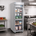 Thumbnail image #2 for Hoshizaki Steelheart F1A-HG One-Section Reach-In Display Freezer with Half-Height Hinged Glass Doors, 23.1 Cu. Ft.
