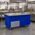 Thumbnail image #2 for Randell Custom & Serving 60-Inch Mobile Modular Open Base Refrigerated Frost Top Serving Station