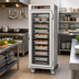 Thumbnail image #2 for Metro C5 6 Series Mobile Full-Height Pass-Thru Heated Holding Cabinet with Clear and Solid Doors, 120V
