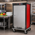 Thumbnail image #2 for Cres Cor HotCube Insulated Outdoor Propane Heated Holding Cabinet, Mobile 3/4 Height, 22 Pan Capacity