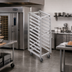 Thumbnail image #2 for Baxter Heavy Duty Stainless Steel Single Side Load Rack for Single Rack Ovens, 20 Slides