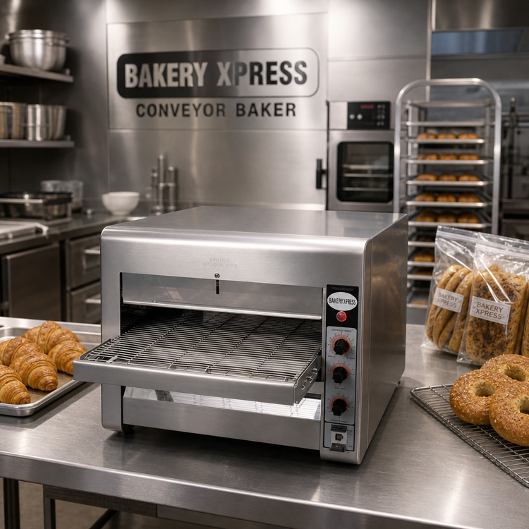 Product image #3 for BakeryXpress 14-Inch Wide Countertop Electric Conveyor Baker