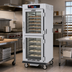Thumbnail image #2 for Metro C5 9 Series Mobile Full-Height Pass-Thru Controlled Humidity Heated Holding and Proofing Cabinet with Glass Dutch Doors, Lip Load Slides, 17-Pan Capacity
