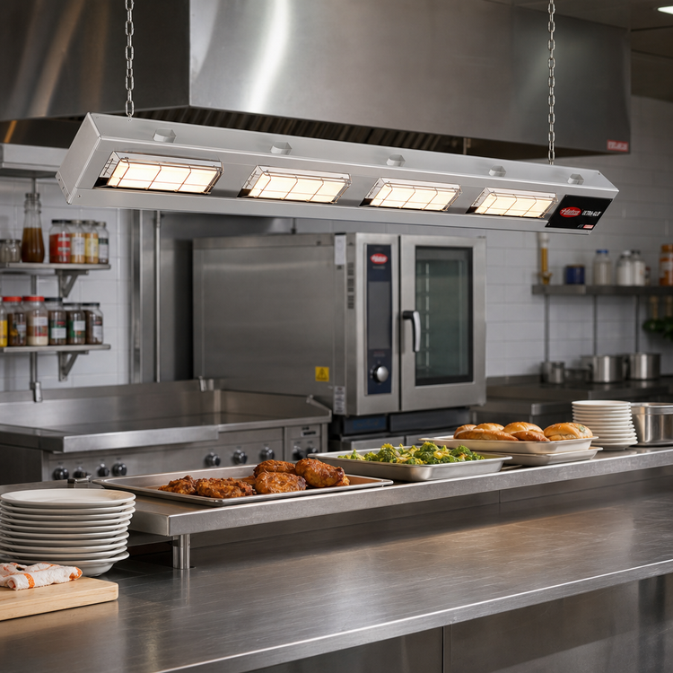 Product image #2 for Hatco Ultra-Glo 54-Inch Lighted Infrared Strip Heat Lamp Food Warmer