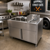 Thumbnail image #2 for BK Resources All-In-One Mobile Food Truck Wash Station with 3-Compartment Sink, Hand Sink, and Hot Water Heater