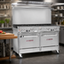 Thumbnail image #2 for Southbend Ultimate 60-Inch Gas Restaurant Range with 9 Open Burners and 2 Standard Ovens
