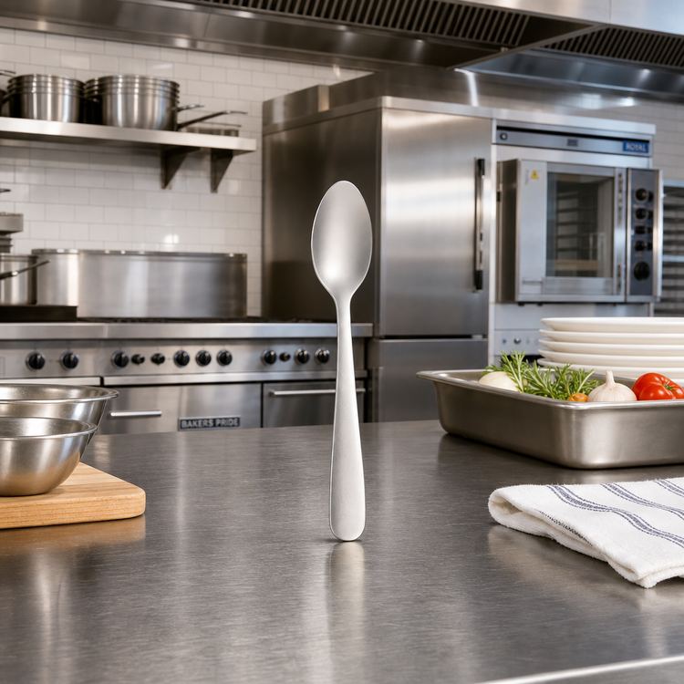 Product image #2 for Windsor #53 Medium Weight Teaspoon, 18/0 Stainless Steel, Vibro Finish