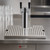 Thumbnail image #2 for Micro Matic USA Surface-Mount Stainless Steel Drip Tray Trough with 5-Inch Draft Tower Cutout, 12 x 7 Inches