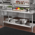 Thumbnail image #3 for Eagle Group Quik-Set 54 x 24 Inch Louvered Solid Shelf with Marine Edge, 14/304 Stainless Steel