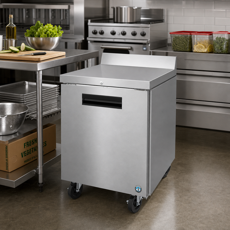 Product image #2 for Hoshizaki Steelheart One-Section Reach-In Worktop Freezer, 27-Inch Wide, 7.21 Cu. Ft., Solid Door