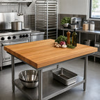 Thumbnail image #8 for John Boos Appalachian OKT4827-O Red Oak Island Countertop, 48 x 27 x 1-1/2 Inch, Edge Grain, Penetrating Oil Finish, No Backsplash