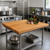 Thumbnail image #2 for John Boos Appalachian Red Oak Island Countertop, 48 x 27 x 1-1/2 Inch, Edge Grain, Penetrating Oil Finish