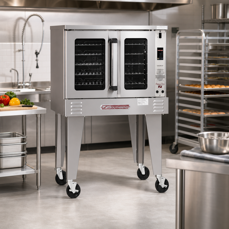 Product image #2 for Southbend Platinum Full-Size Single Deck Electric Convection Oven, 7.5 kW, Standard Depth, Touchscreen Controls
