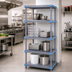 Thumbnail image #2 for Quantum Millenia 24-Inch Wide x 21-Inch Deep x 74-Inch High Polymer Stationary Starter Shelving Unit