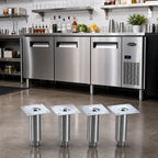 Thumbnail image #2 for Krowne BS-100 6-Inch Stainless Steel Legs for Back Bar Coolers, Set of 4