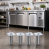 Thumbnail image #2 for Krowne 6-Inch Stainless Steel Back Bar Cooler Legs, Set of 4