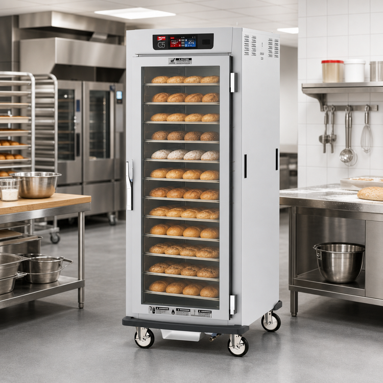Product image #2 for Metro C5 9 Series Mobile Full-Height Pass-Thru Controlled Humidity Heated Holding and Proofing Cabinet